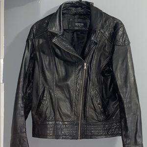 Guess authentic leather jacket